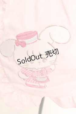 画像3: axes femme kawaii / mikkoコラボ刺繍エプロン  ピンク O-25-09-04-1014-AX-SK-OW-OS