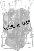 Qutie Frash / ちりめんリボン帯コルセット  ブラック O-25-09-04-1018-QU-TO-OW-OS