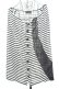 画像1: BPN FOR MEN / ボーダー変形カーディガン M ブラック×ホワイト O-25-09-04-1020-GO-TO-OW-OS (1)