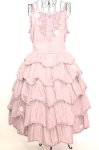 画像1: PINK HOUSE / パンジーレース使いローンキャミソールワンピース  ラベンダー O-25-09-04-1022-LO-OP-OW-ZI (1)