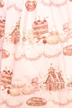 画像2: axes femme kawaii / お菓子の家柄ジャンスカ M ピンク O-25-09-04-1025-AX-OP-YM-OS