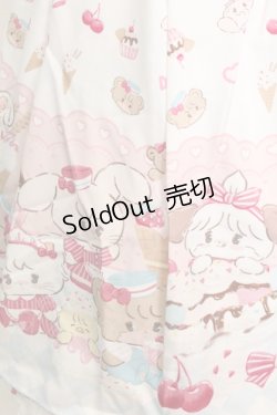 画像3: axes femme kawaii / ダイナーカフェジャンパースカート M シロ O-25-09-04-1029-AX-OP-YM-OS