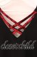 画像2: Qutie Frash / アーム付きクロスインナーTシャツ【アーム欠品】  ブラック×レッド O-25-09-04-062-QU-TO-OW-OS (2)