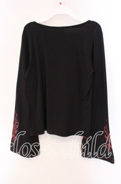 画像3: Qutie Frash / 2020プレミアム-金華-インナーTシャツ  ブラック×レッド O-25-09-04-063-QU-TO-OW-OS