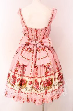 画像5: BABY,THE STARS SHINE BRIGHT / BABYいちごタルトジャンパースカート  ピンク O-25-09-04-005-BA-OP-IG-OS