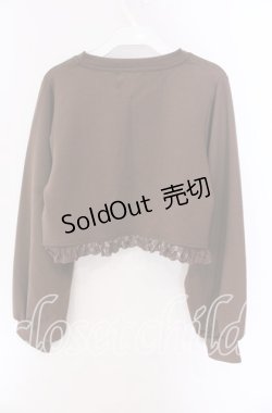 画像3: m petit by misako / MSKバラBフリルボレロ S ブラウン O-25-09-04-068-LO-TO-OW-OS