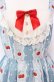 画像2: axes femme kawaii / クマパフェ総柄ジャンスカ M サックス O-25-09-04-006-AX-OP-IG-OS (2)