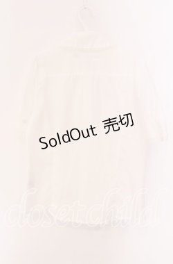 画像3: axes femme POETIQUE / フリルスリーブ半袖ブラウス  シロ O-25-09-04-075-AX-BL-IG-OS