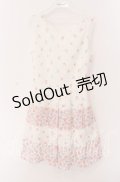 【SALE】LIZ LISA / レースボーダーフラワーワンピース  シロ O-25-09-04-082-LO-OP-IG-ZT057