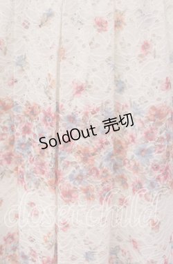 画像2: 【SALE】LIZ LISA / レースボーダーフラワーワンピース  シロ O-25-09-04-082-LO-OP-IG-ZT057