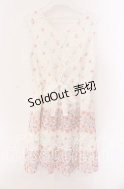 画像3: 【SALE】LIZ LISA / レースボーダーフラワーワンピース  シロ O-25-09-04-082-LO-OP-IG-ZT057