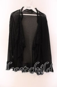 INGEBORG / レース配色トッパーボレロ 11 クロ O-25-09-04-085-LO-TO-IG-ZT021