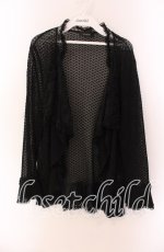 画像1: 【SALE】INGEBORG / レース配色トッパーボレロ 11 クロ O-25-09-04-085-LO-TO-IG-ZT021 (1)