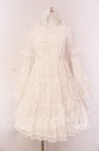 BABY,THE STARS SHINE BRIGHT / はわせドールワンピース&ヘッドドレスセット  シロ O-25-09-04-007-BA-OP-IG-OS