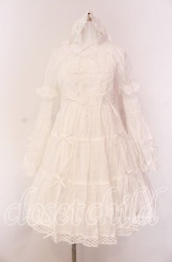 画像1: BABY,THE STARS SHINE BRIGHT / はわせドールワンピース&ヘッドドレスセット  シロ O-25-09-04-007-BA-OP-IG-OS