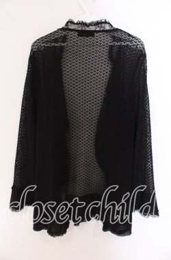 画像3: INGEBORG / レース配色トッパーボレロ 11 クロ O-25-09-04-085-LO-TO-IG-OS