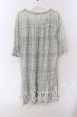 画像3: INGEBORG / フラワーモチーフ付き総レースチュニック 11 ミント O-25-09-04-088-LO-OP-IG-OS