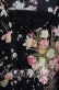 画像2: INGEBORG / ブーケ柄チュニック 4（11号） クロ O-25-09-04-089-LO-OP-IG-OS (2)