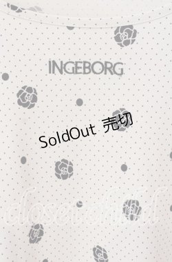 画像2: INGEBORG / カメリアドットカットソー 11 ベージュ O-25-09-04-101-LO-TO-IG-OS