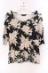 画像1: INGEBORG / ローズブーケ柄Tシャツ 11 クロ O-25-09-04-108-LO-TS-IG-OS (1)