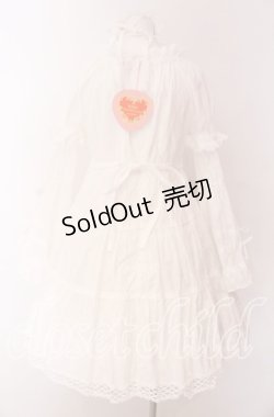 画像8: BABY,THE STARS SHINE BRIGHT / はわせドールワンピース&ヘッドドレスセット  シロ O-25-09-04-007-BA-OP-IG-OS