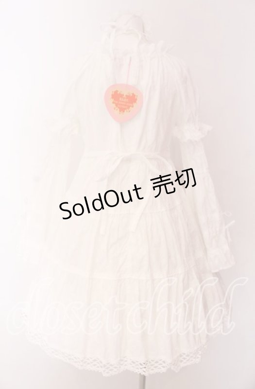 画像8: BABY,THE STARS SHINE BRIGHT / はわせドールワンピース&ヘッドドレスセット  シロ O-25-09-04-007-BA-OP-IG-OS (8)