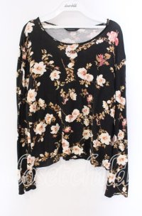 INGEBORG / いぬばらプリントカットソー 11 クロ O-25-09-04-111-LO-TO-IG-ZT011