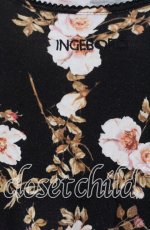 画像2: 【SALE】INGEBORG / いぬばらプリントカットソー 11 クロ O-25-09-04-111-LO-TO-IG-ZT011 (2)
