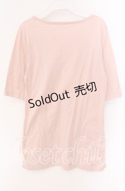 画像3: INGEBORG / ラメブレードロゴカットソー  ピンク O-25-09-04-117-LO-TO-IG-ZT091