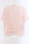 画像3: 【SALE】INGEBORG / カメリアプリントＴシャツ 13 ピンク O-25-09-04-119-LO-TS-IG-ZT090 (3)