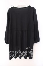 画像3: INGEBORG / モチーフレザーコードチュニック 11 クロ O-25-09-04-121-LO-TO-IG-ZI (3)