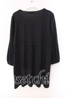 画像3: INGEBORG / モチーフレザーコードチュニック 11 クロ O-25-09-04-121-LO-TO-IG-OS