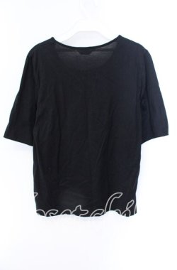 画像3: INGEBORG / カメリアプリントTシャツ 13 クロ O-25-09-04-123-LO-TS-IG-OS