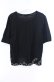画像3: INGEBORG / カメリアプリントTシャツ 13 クロ O-25-09-04-123-LO-TS-IG-OS (3)