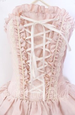 画像2: ATELIER PIERROT / ミニコルセットワンピース  ピンク O-25-09-04-010-EL-SK-IG-OS