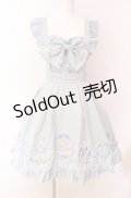 Amavel / Princess Afternoon tea Party ジャンパースカート F ブルー O-25-09-04-012-CA-OP-YM-OS