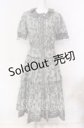 PINK HOUSE / チロリアン&波テープワンピース  ブルー系 O-25-09-04-017-LO-OP-IG-OS