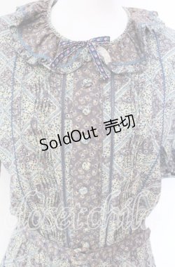 画像2: PINK HOUSE / チロリアン&波テープワンピース  ブルー系 O-25-09-04-017-LO-OP-IG-OS