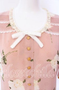 画像2: PINK HOUSE / ドットローズタックワンピース  ピンク O-25-09-04-019-LO-OP-IG-OS