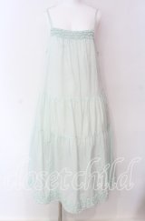 PINK HOUSE / ローンキャミソールミディワンピース  アイスグリーン O-25-09-04-023-LO-OP-IG-ZT243