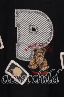 画像2: PINK HOUSE / テディパッチTシャツ Ｍ クロ O-25-09-06-029-LO-TS-IG-OS