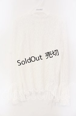 画像1: merry jenny / flowerレーストップス  オフ O-25-09-06-034-LO-TO-IG-ZT009