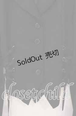 画像2: BPN / レースアップテーラジャケット L ブラック O-25-09-06-035-GO-JA-OW-OS
