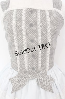 画像2: Innocent World / アンティークパフュームボトルジャンパースカート  サックス O-25-09-06-004-IW-OP-IG-OS