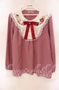 Amavel / AnimalDonutsうさみみブラウス  ピンク O-25-09-06-041-CA-BL-IG-OS