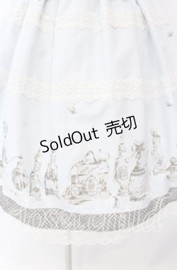 画像3: Innocent World / アンティークパフュームボトルジャンパースカート  サックス O-25-09-06-004-IW-OP-IG-OS