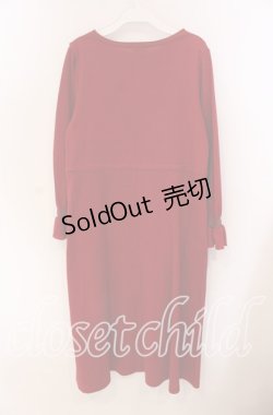 画像3: LEBECCA boutique / プリドーンを見つめるハイネックフリルワンピース  アカ O-25-09-06-042-EL-OP-OW-OS