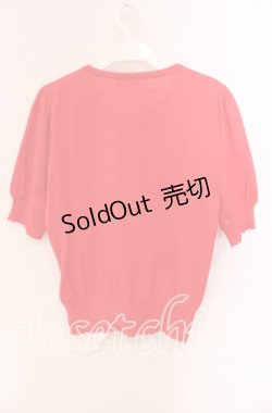 画像3: Jane Marple / Tiara EMB puff sleeve カーディガン M アカ O-25-09-06-044-JM-TO-OW-OS