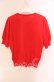画像3: Jane Marple / Tiara EMB puff sleeve カーディガン M アカ O-25-09-06-044-JM-TO-OW-OS (3)