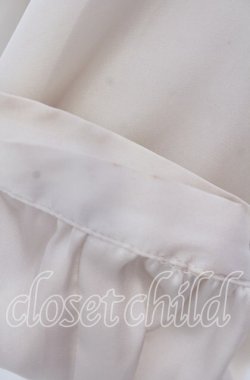 画像2: an another angelus / リボン配色サテンブラウス F アイボリー O-25-09-06-049-CA-BL-OW-OS